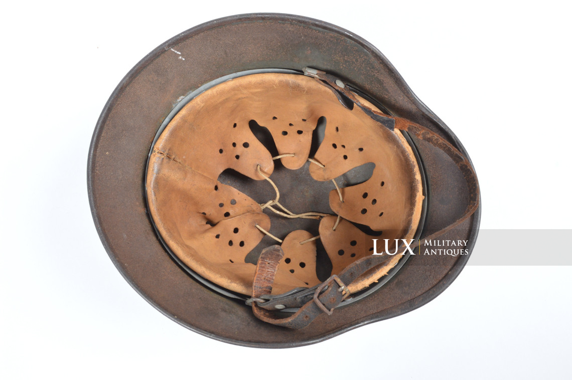 Casque allemand M40 Heer un insigne, « Q64 » - photo 30