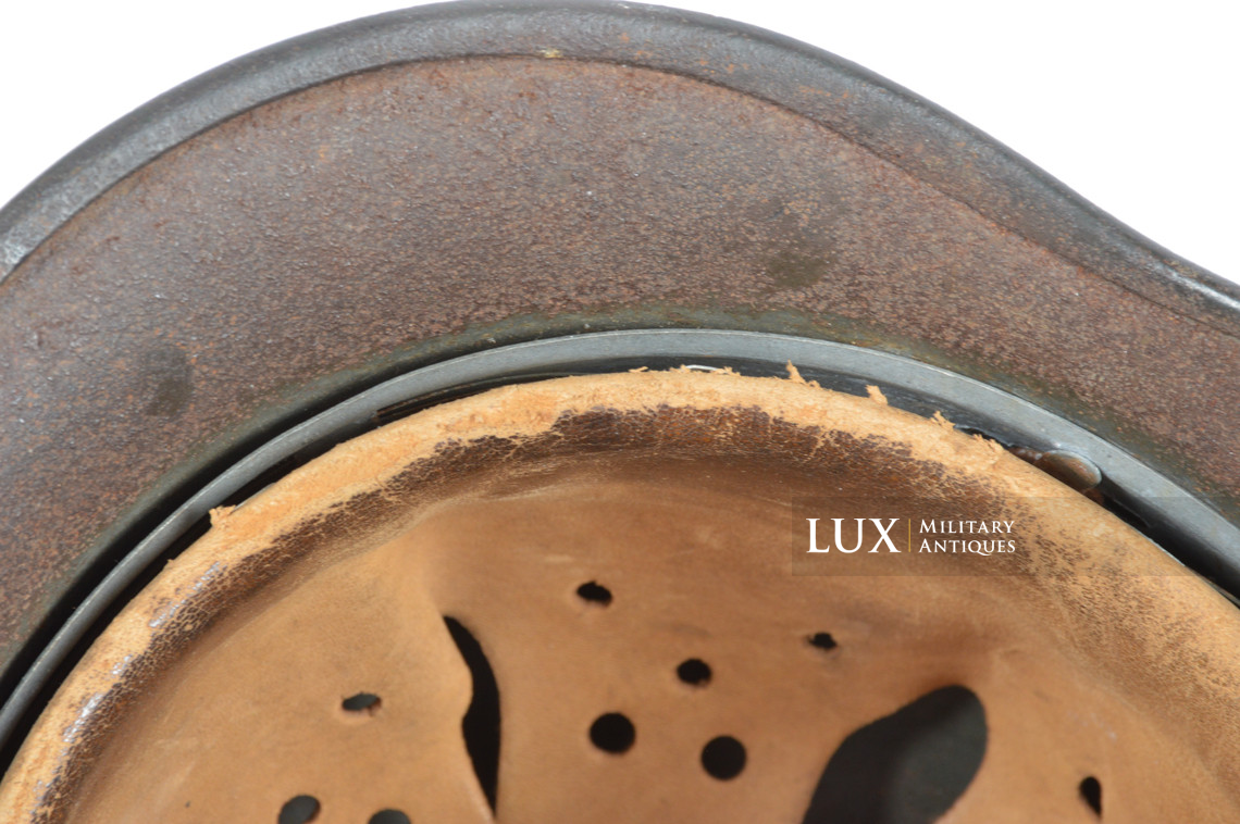 Casque allemand M40 Heer un insigne, « Q64 » - photo 39