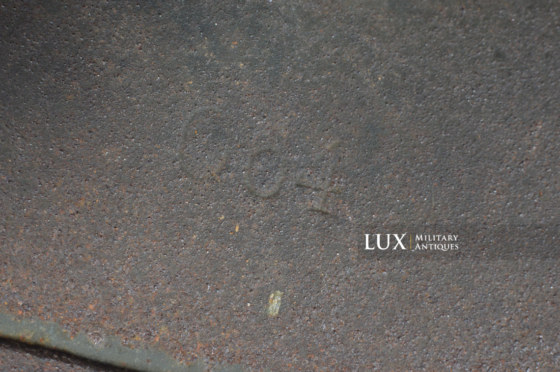 Casque allemand M40 Heer un insigne, « Q64 » - photo 31