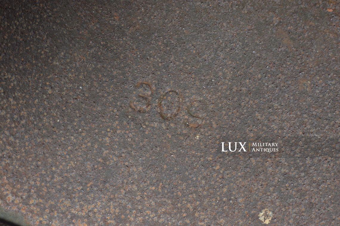 Casque allemand M40 Heer un insigne, « Q64 » - photo 32