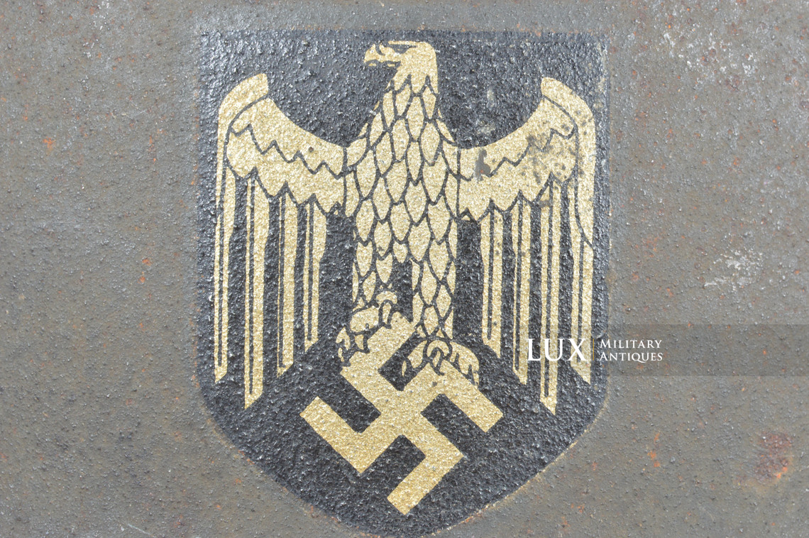 Casque allemand M40 Heer un insigne, « Q64 » - photo 20