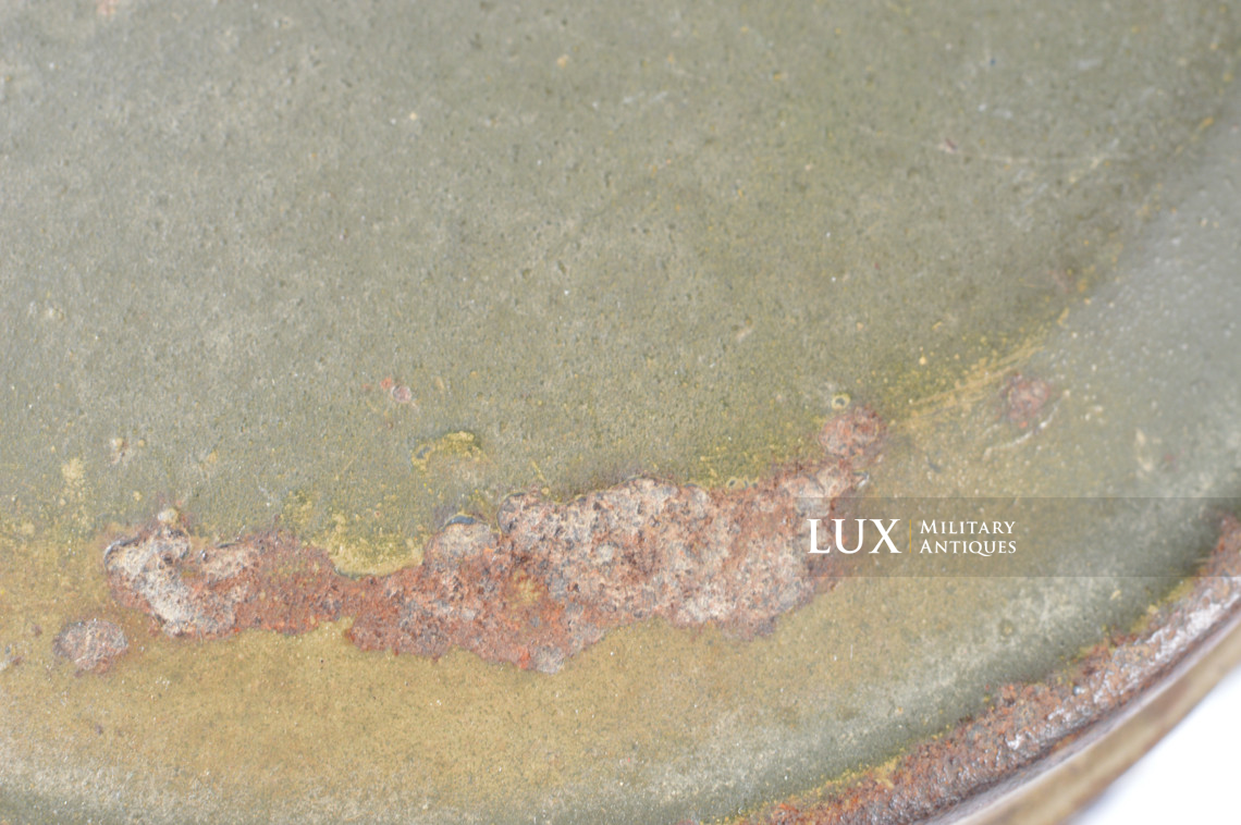 German two-tone camouflage gas mask canister - photo 24