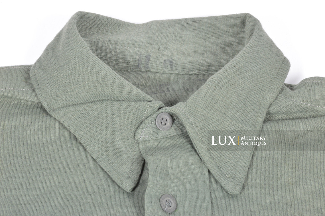Late-war Heer / Waffen-SS issue service shirt, « Aertex » - photo 8