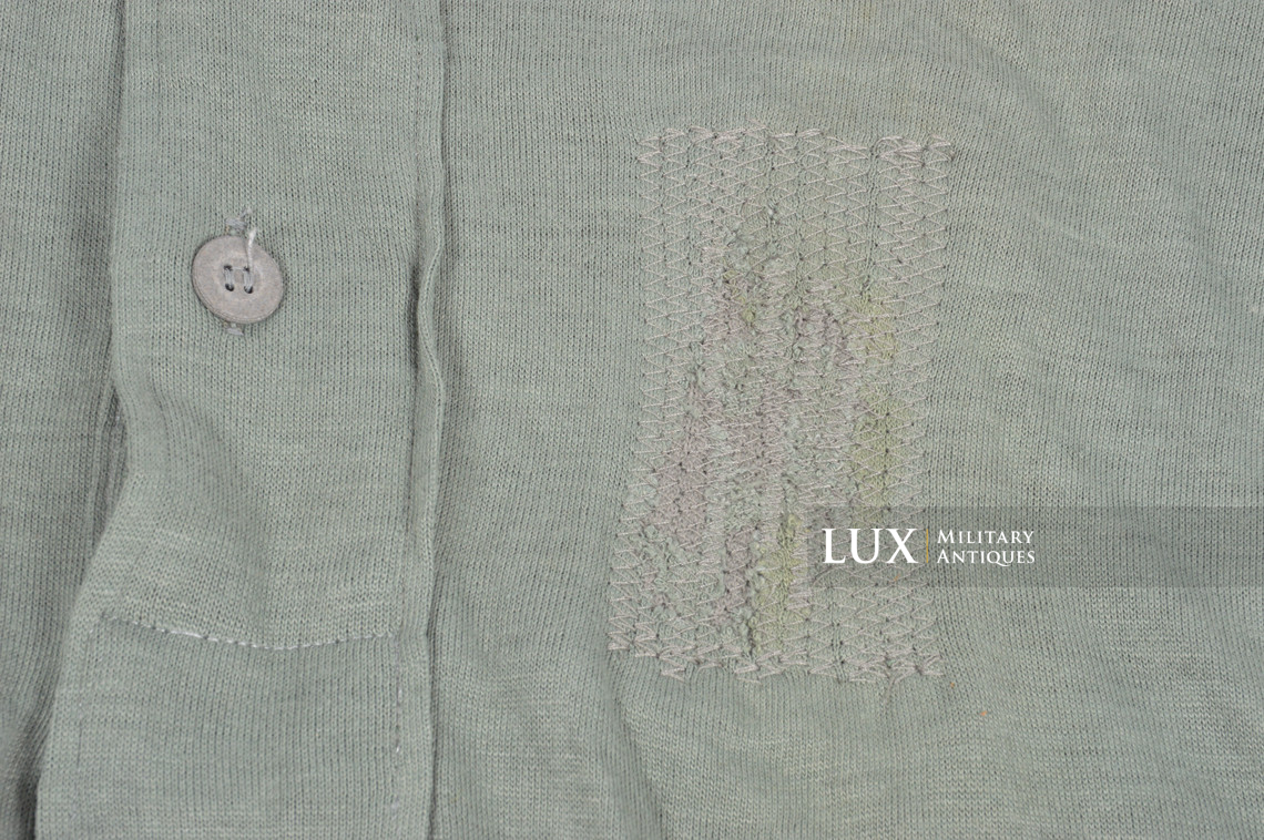 Late-war Heer / Waffen-SS issue service shirt, « Aertex » - photo 12