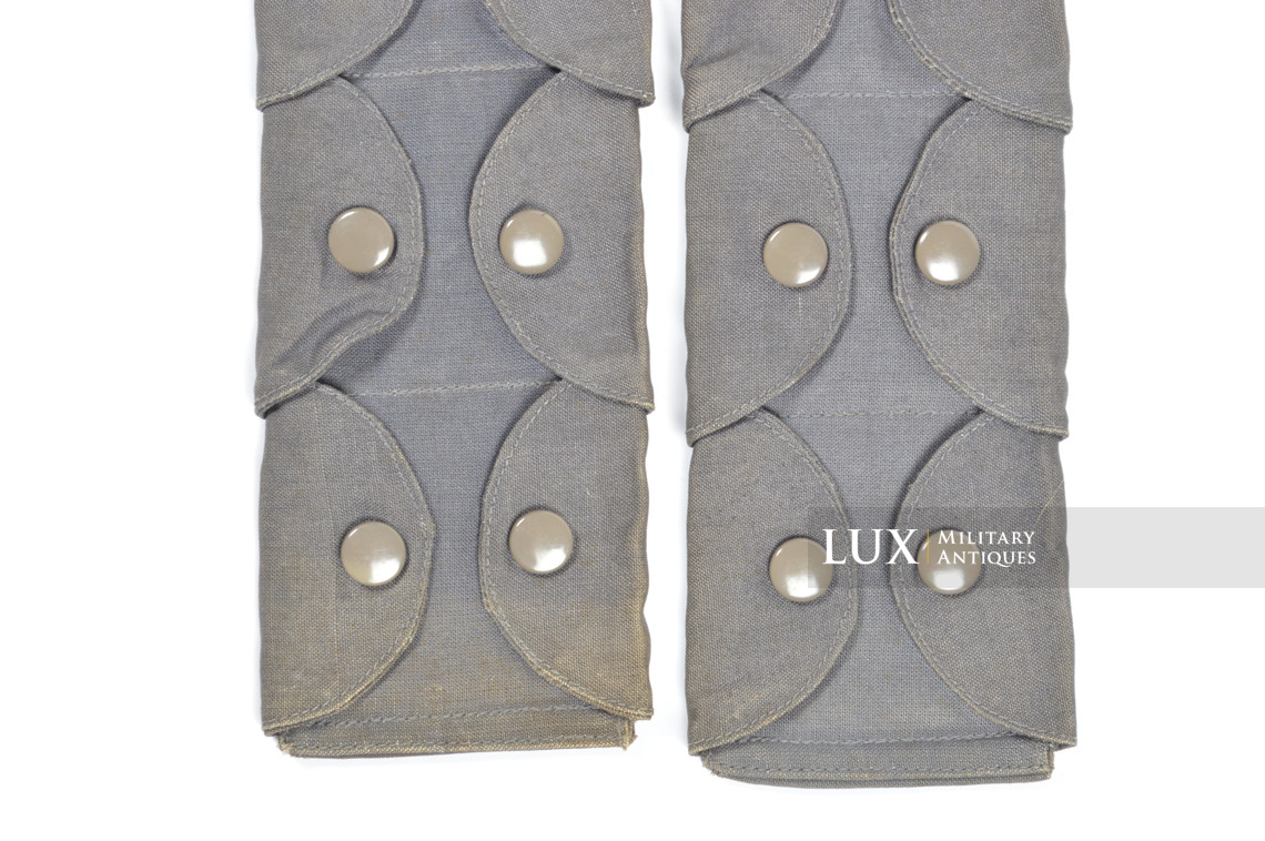 Bandoulière 98k de parachutiste allemand en toile bleue précoce - photo 8