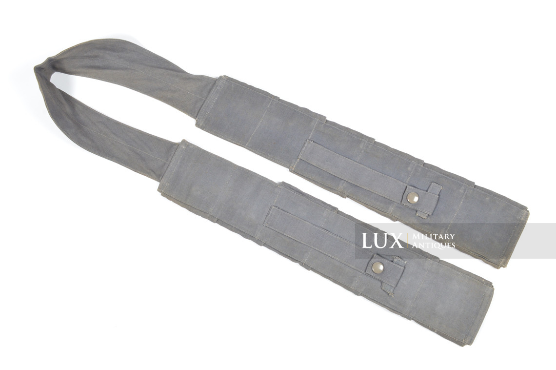 Bandoulière 98k de parachutiste allemand en toile bleue précoce - photo 12