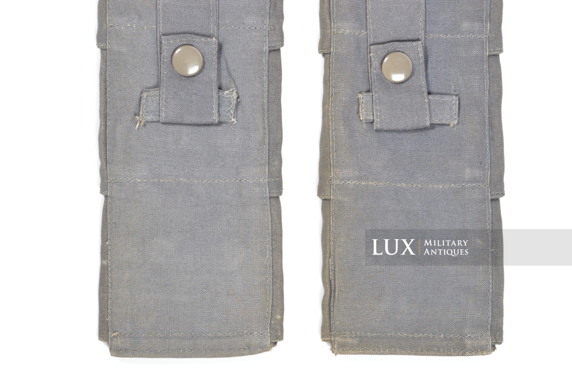 Bandoulière 98k de parachutiste allemand en toile bleue précoce - photo 13