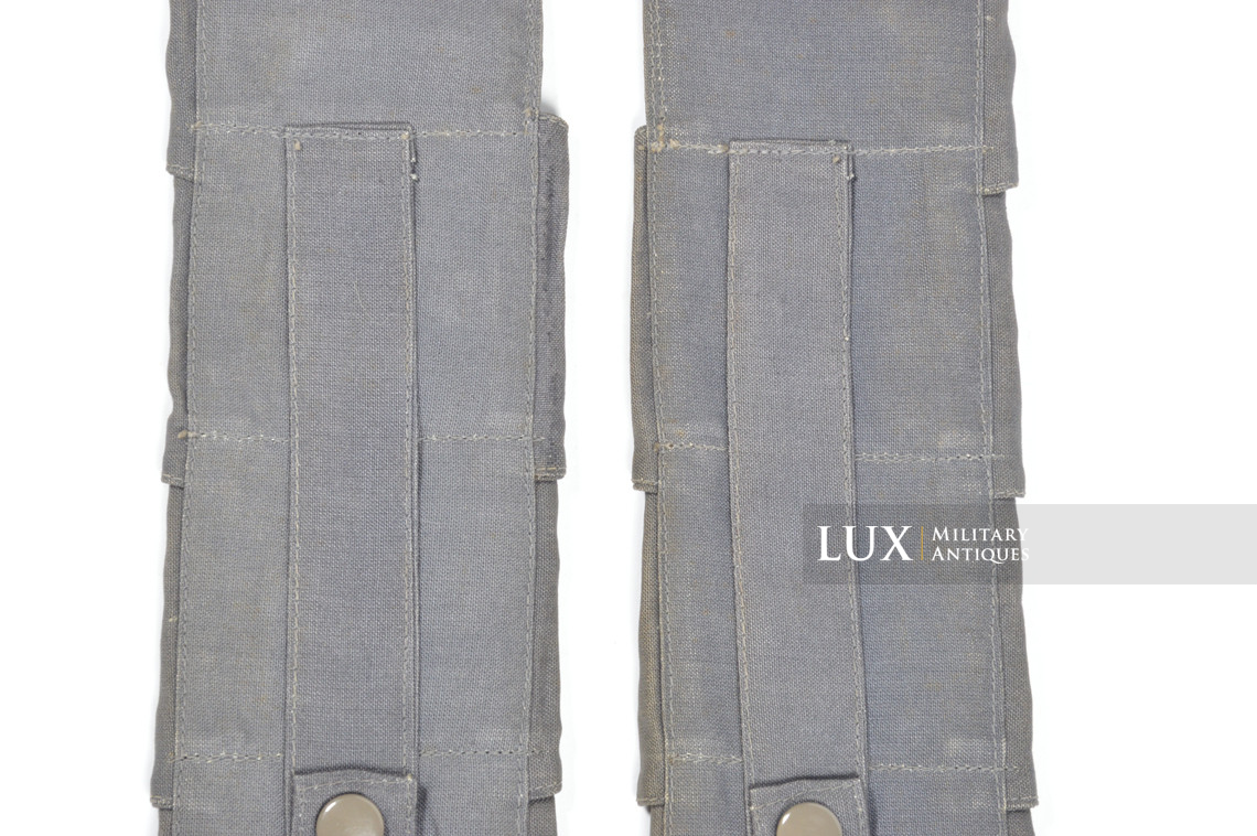 Bandoulière 98k de parachutiste allemand en toile bleue précoce - photo 14