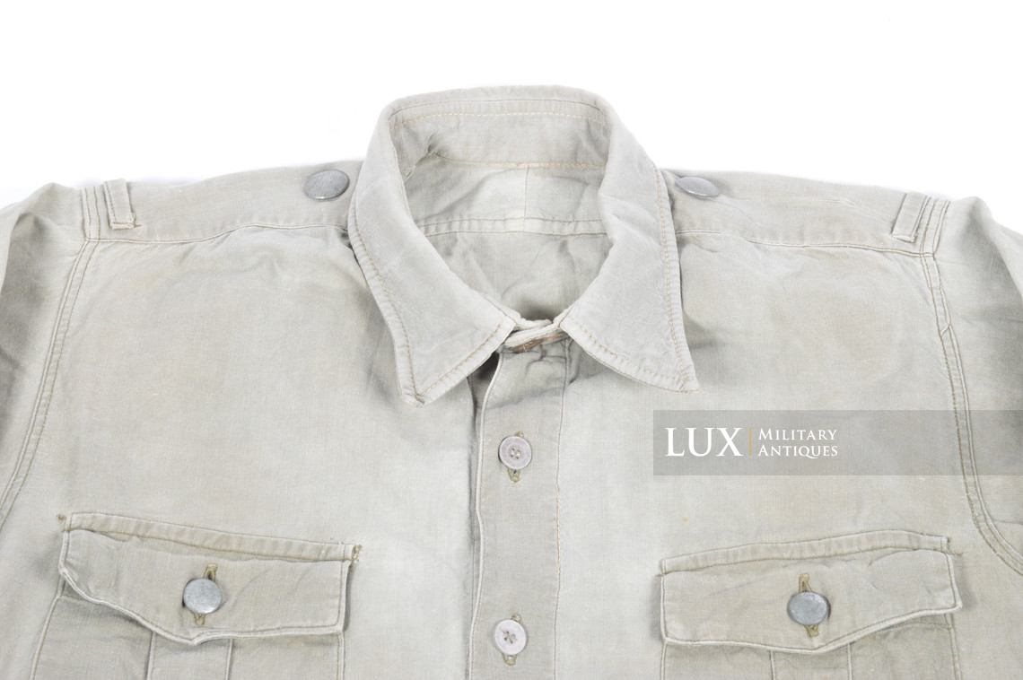 Early-war Waffen-SS issue service shirt - photo 8