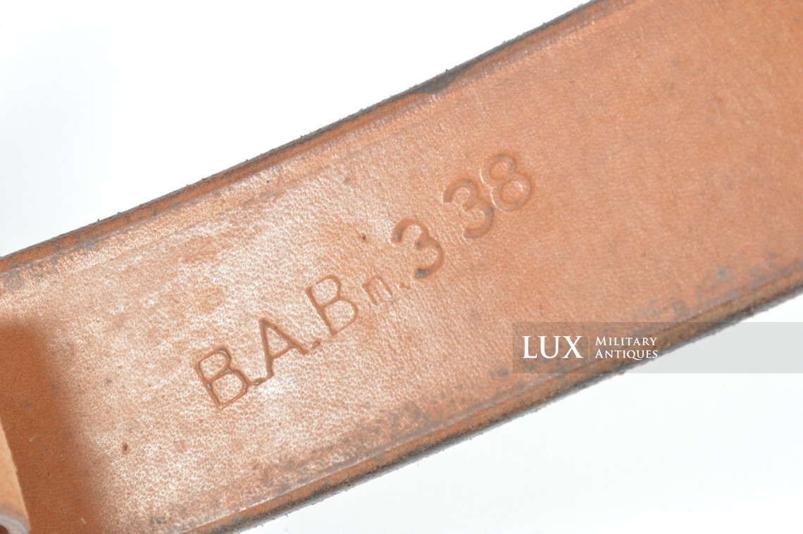 Cuir de ceinturon allemand précoce, « 1937 » - photo 14