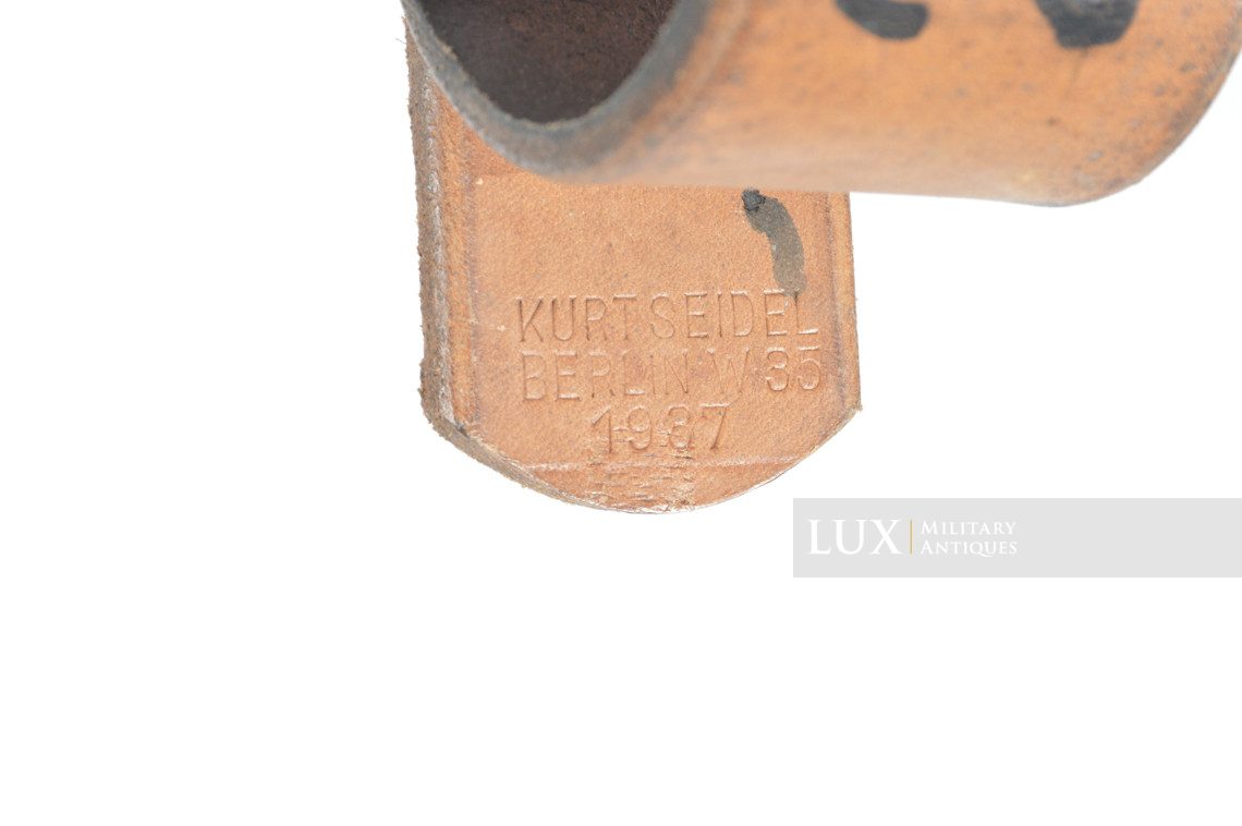 Cuir de ceinturon allemand précoce, « 1937 » - photo 17