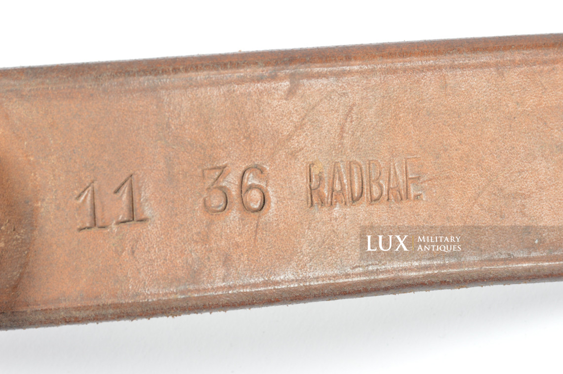 Cuir de ceinturon allemand précoce, « RAD 1936 » - photo 15