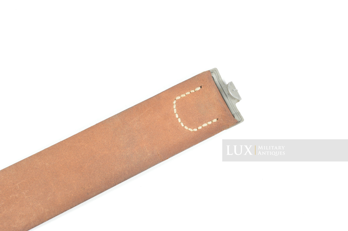 Early German combat service belt in natural brown leather, « 1938 » - photo 8