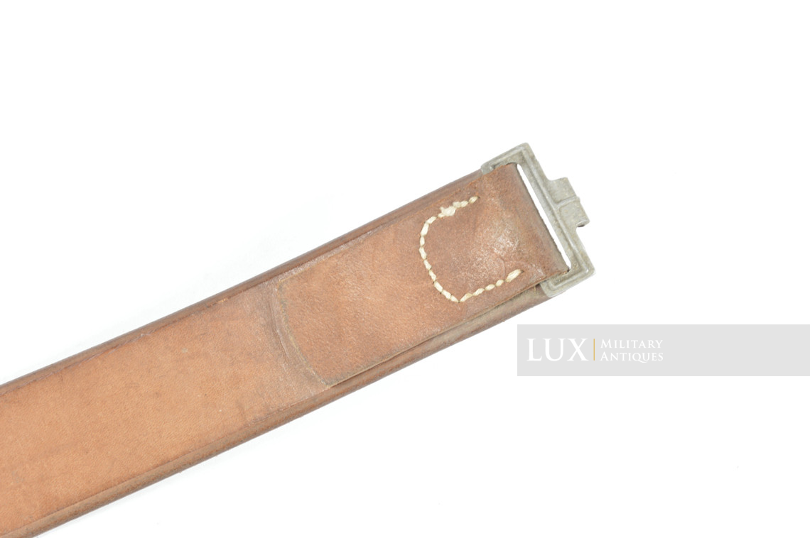Early German combat service belt in natural brown leather, « 1938 » - photo 9