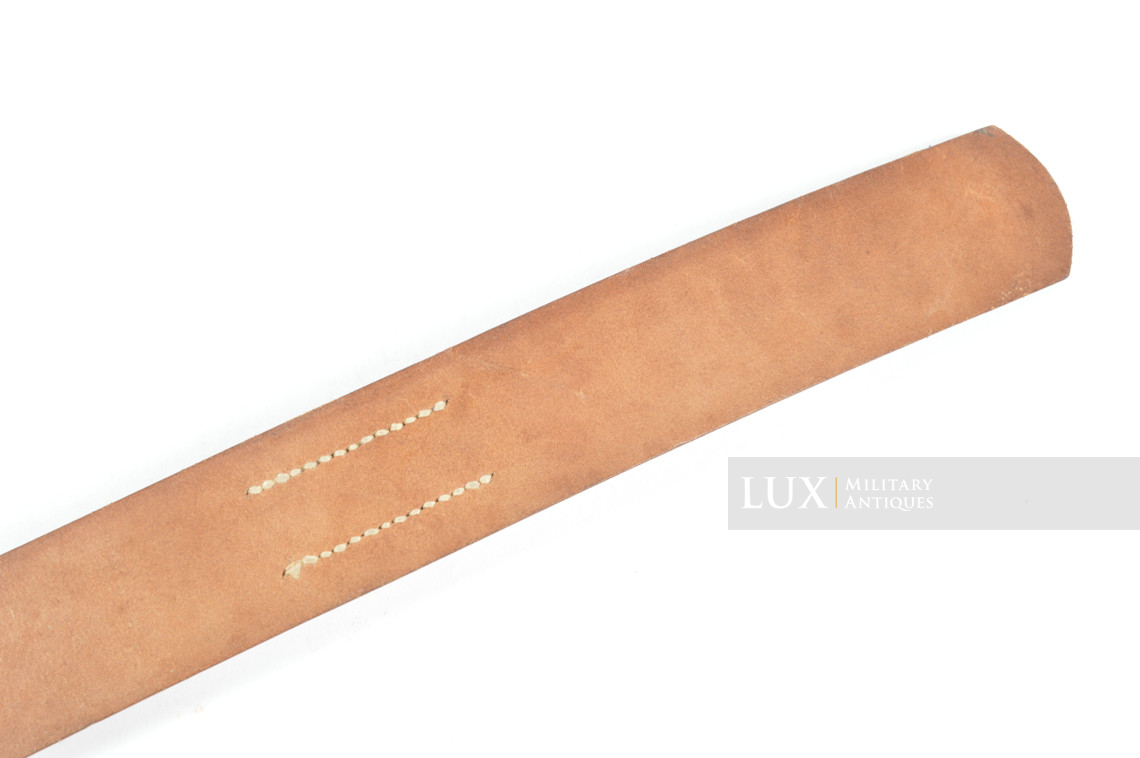 Early German combat service belt in natural brown leather, « 1938 » - photo 10
