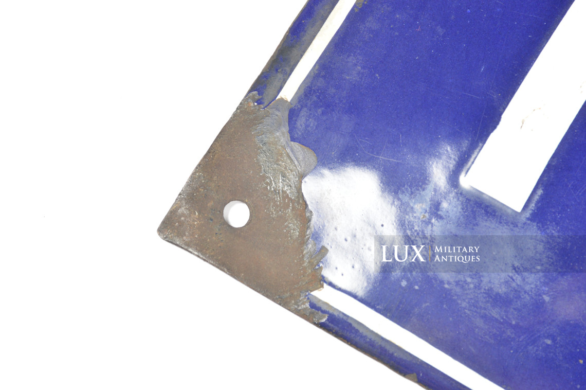 Plaque allemande émaillée de rue, « Hermann-Göring-Strasse » - photo 11