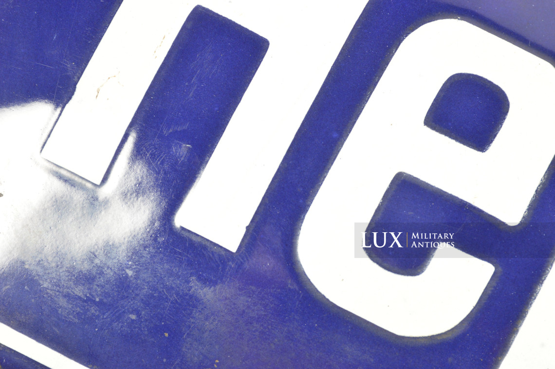 Plaque allemande émaillée de rue, « Hermann-Göring-Strasse » - photo 13