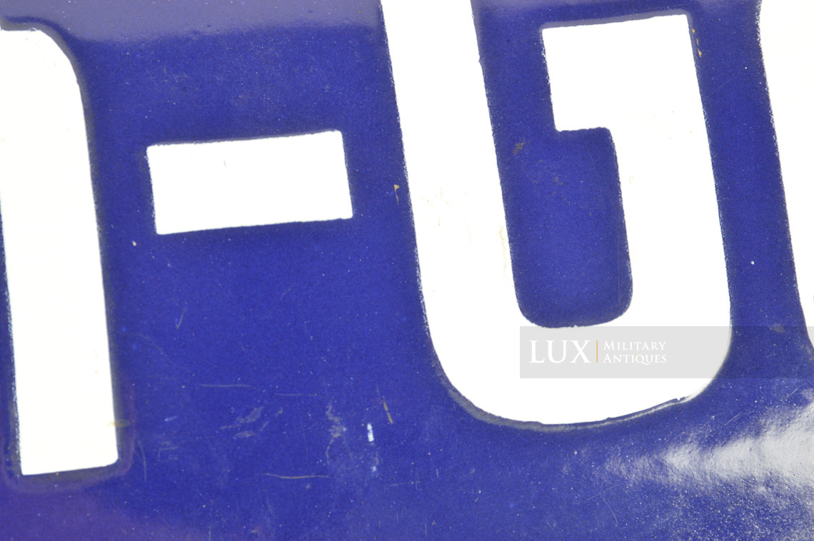 Plaque allemande émaillée de rue, « Hermann-Göring-Strasse » - photo 14