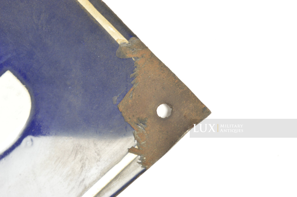 Plaque allemande émaillée de rue, « Hermann-Göring-Strasse » - photo 16