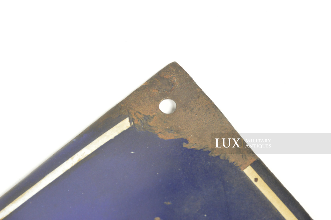 Plaque allemande émaillée de rue, « Hermann-Göring-Strasse » - photo 17