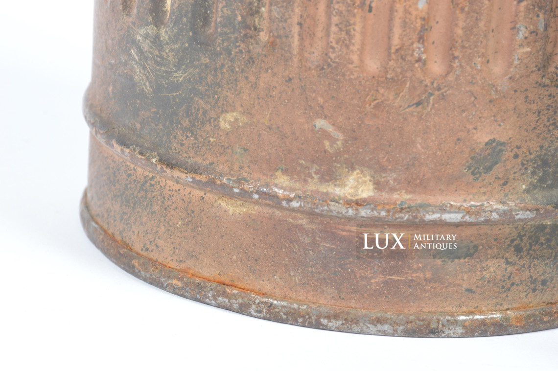 Ensemble boîtier de masque anti-gaz allemand camouflé trois tons, « Normandie » - photo 24