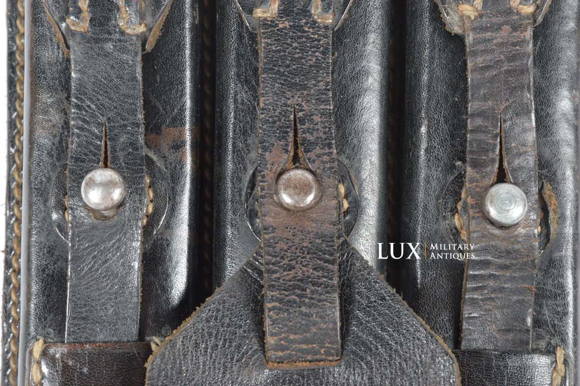 Rare pair of German MP38/40 pouches in leather, « fkx1942 » - photo 11
