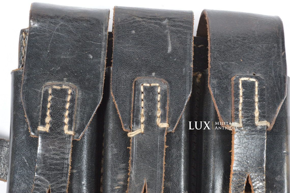 Rare pair of German MP38/40 pouches in leather, « fkx1942 » - photo 30