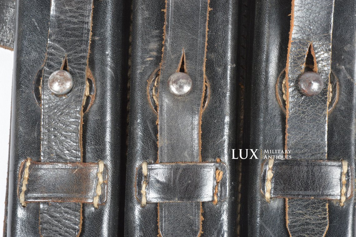 Rare pair of German MP38/40 pouches in leather, « fkx1942 » - photo 31