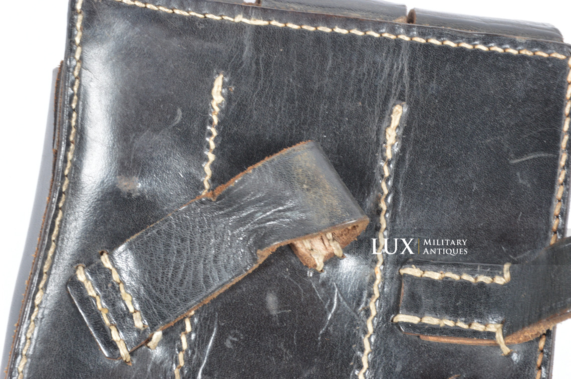 Rare pair of German MP38/40 pouches in leather, « fkx1942 » - photo 34