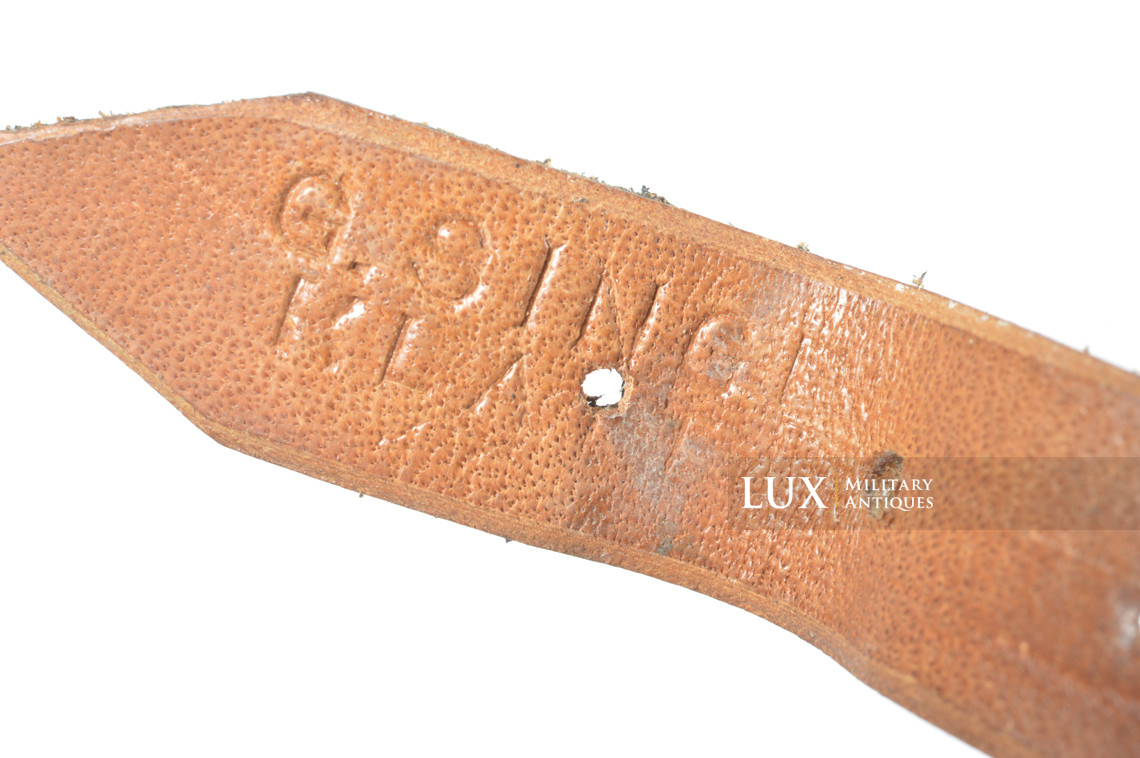 German helmet chinstrap, « G. SINGER KLATTAU 1941 » - photo 13