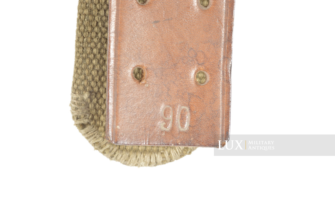 German Heer / Luftwaffe Tropical EM's combat web belt, « 1942 » - photo 10