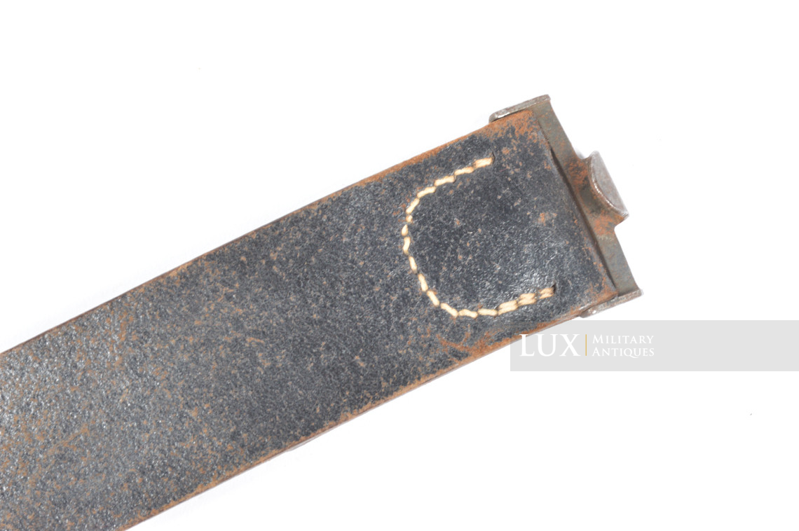 German Kriegsmarine leather combat service belt, « Kustenartillerie » - photo 8