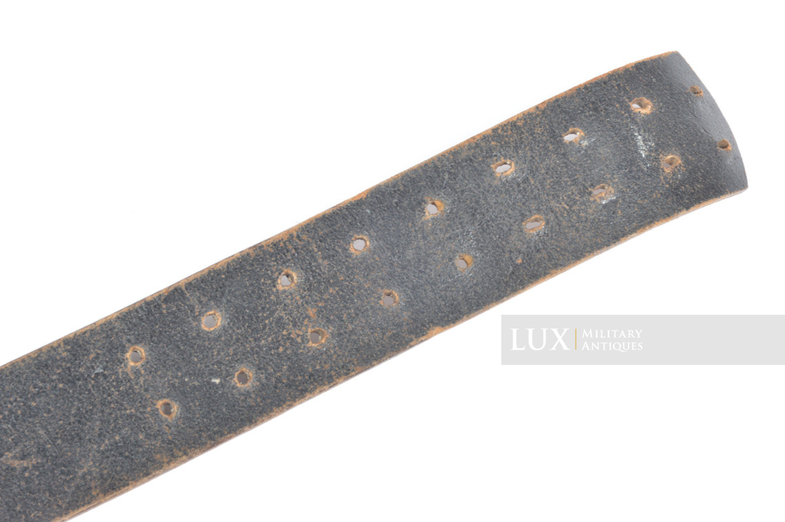German Kriegsmarine leather combat service belt, « Kustenartillerie » - photo 12