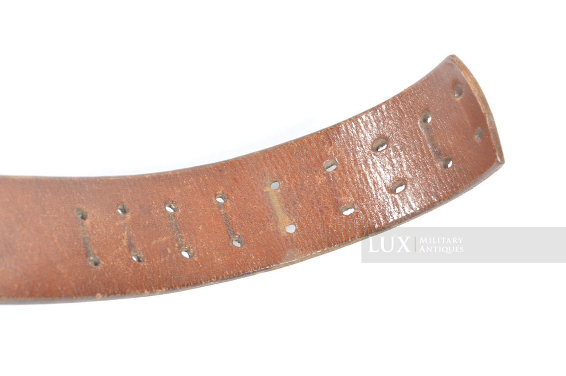 German Kriegsmarine leather combat service belt, « Kustenartillerie » - photo 13