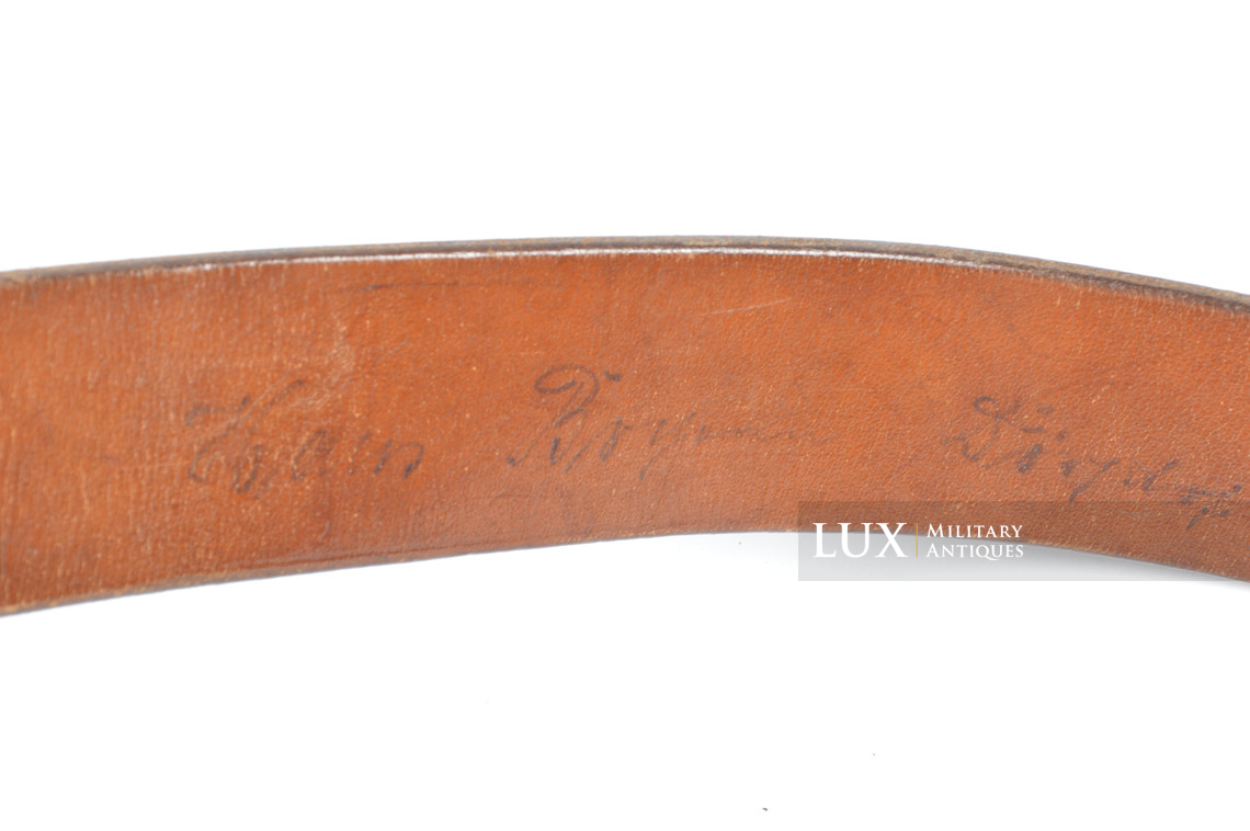 German Kriegsmarine leather combat service belt, « Kustenartillerie » - photo 14