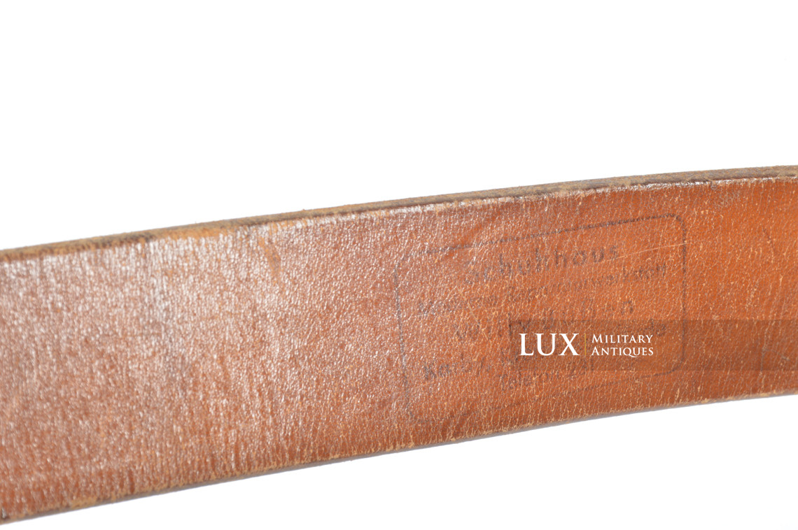 German Kriegsmarine leather combat service belt, « Kustenartillerie » - photo 15