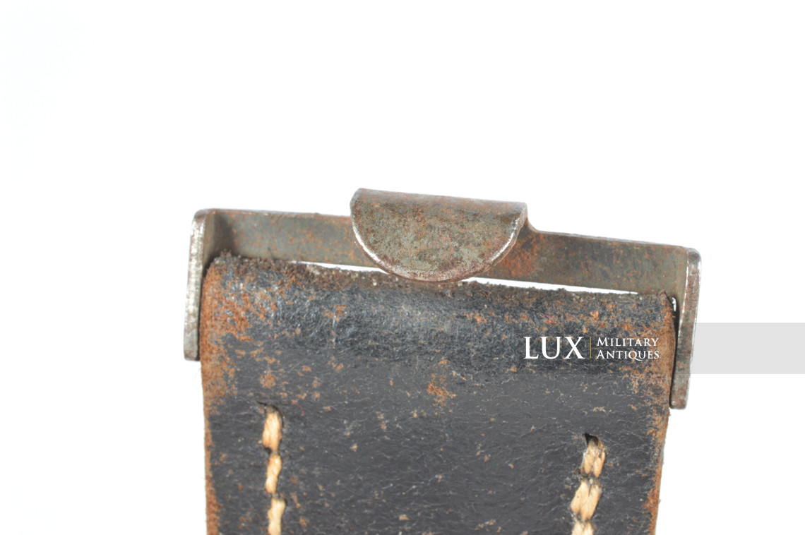 German Kriegsmarine leather combat service belt, « Kustenartillerie » - photo 9