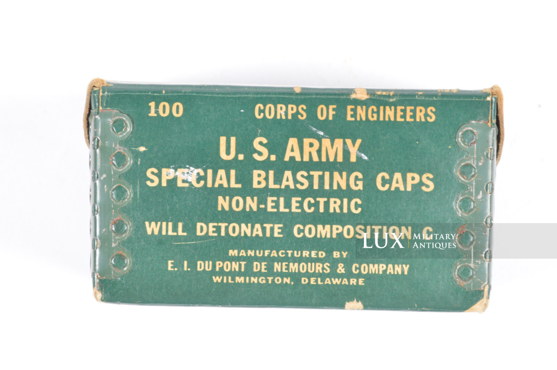Boîte en carton pour détonateurs spéciaux de l’US ARMY, « DUPONT » - photo 11