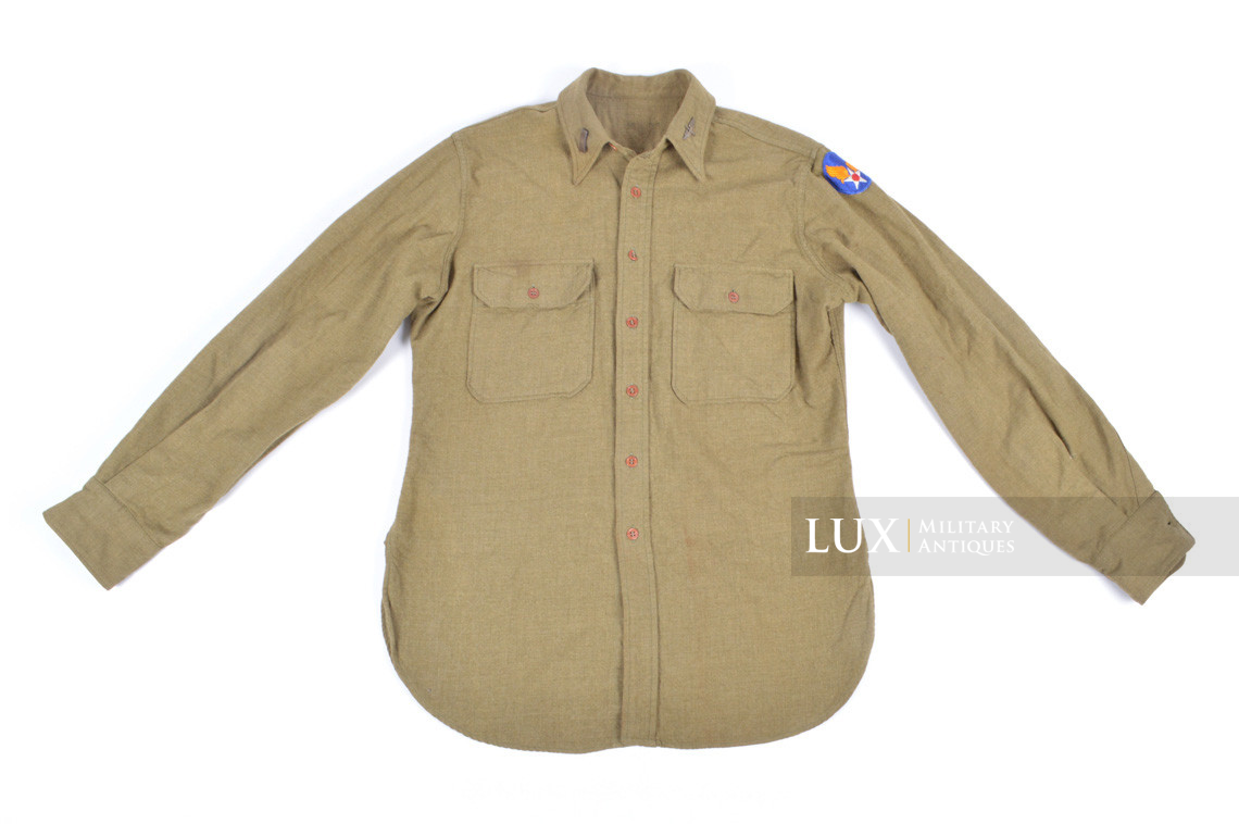 Chemise en laine moutarde, « Lt. USAAF » - photo 8