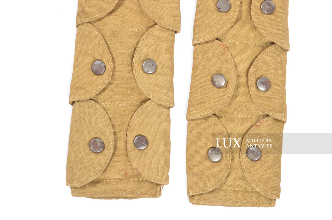 Late-war paratrooper's k98 tan ammunition bandoleer, « 1944 » - photo 8