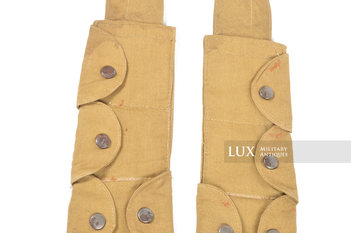 Late-war paratrooper's k98 tan ammunition bandoleer, « 1944 » - photo 10
