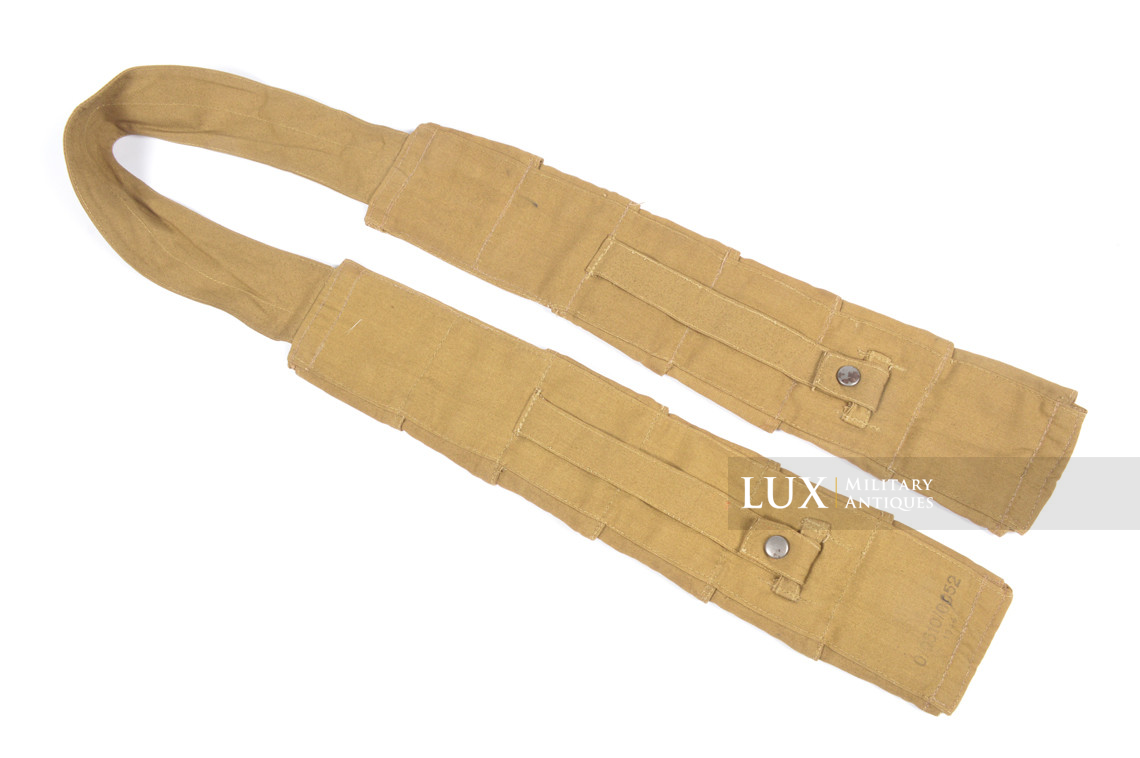 Late-war paratrooper's k98 tan ammunition bandoleer, « 1944 » - photo 12