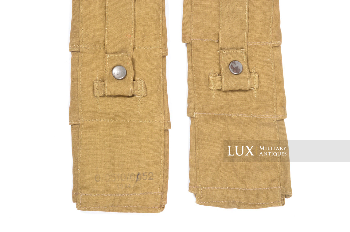 Late-war paratrooper's k98 tan ammunition bandoleer, « 1944 » - photo 13
