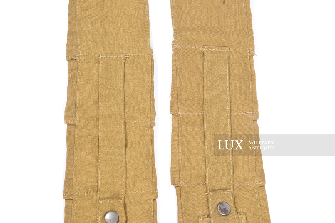 Late-war paratrooper's k98 tan ammunition bandoleer, « 1944 » - photo 14