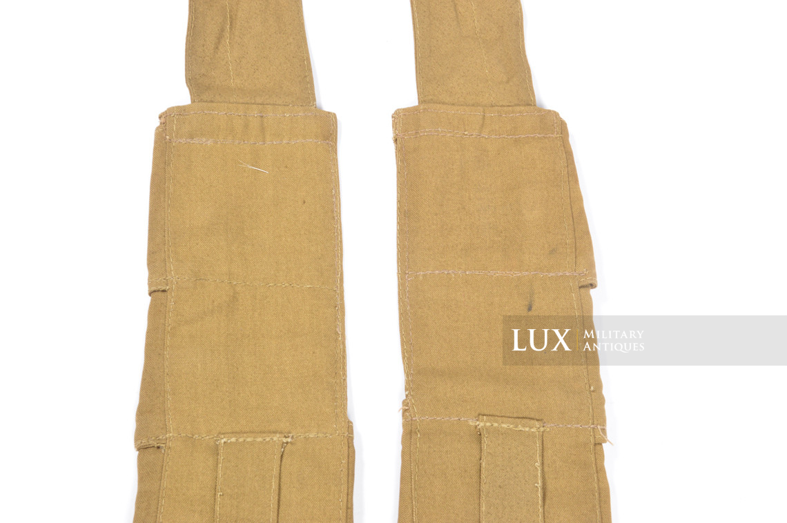 Late-war paratrooper's k98 tan ammunition bandoleer, « 1944 » - photo 15