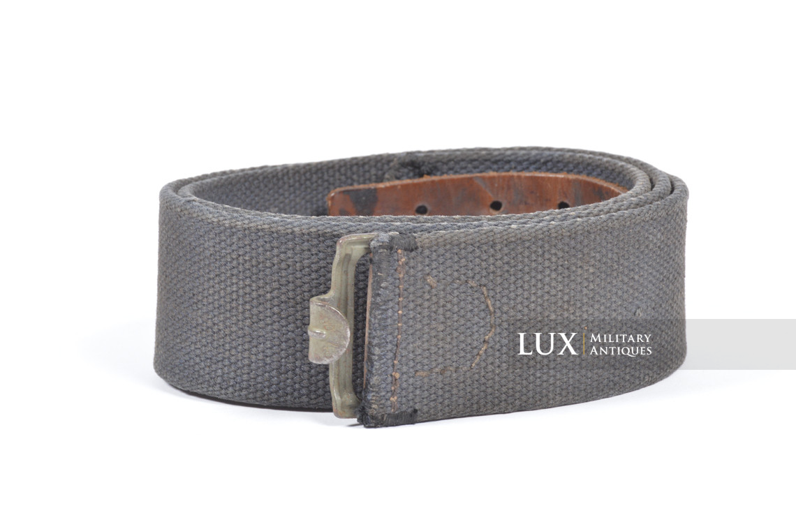 Rare Luftwaffe late-war blue web belt, « RBNr » - photo 4
