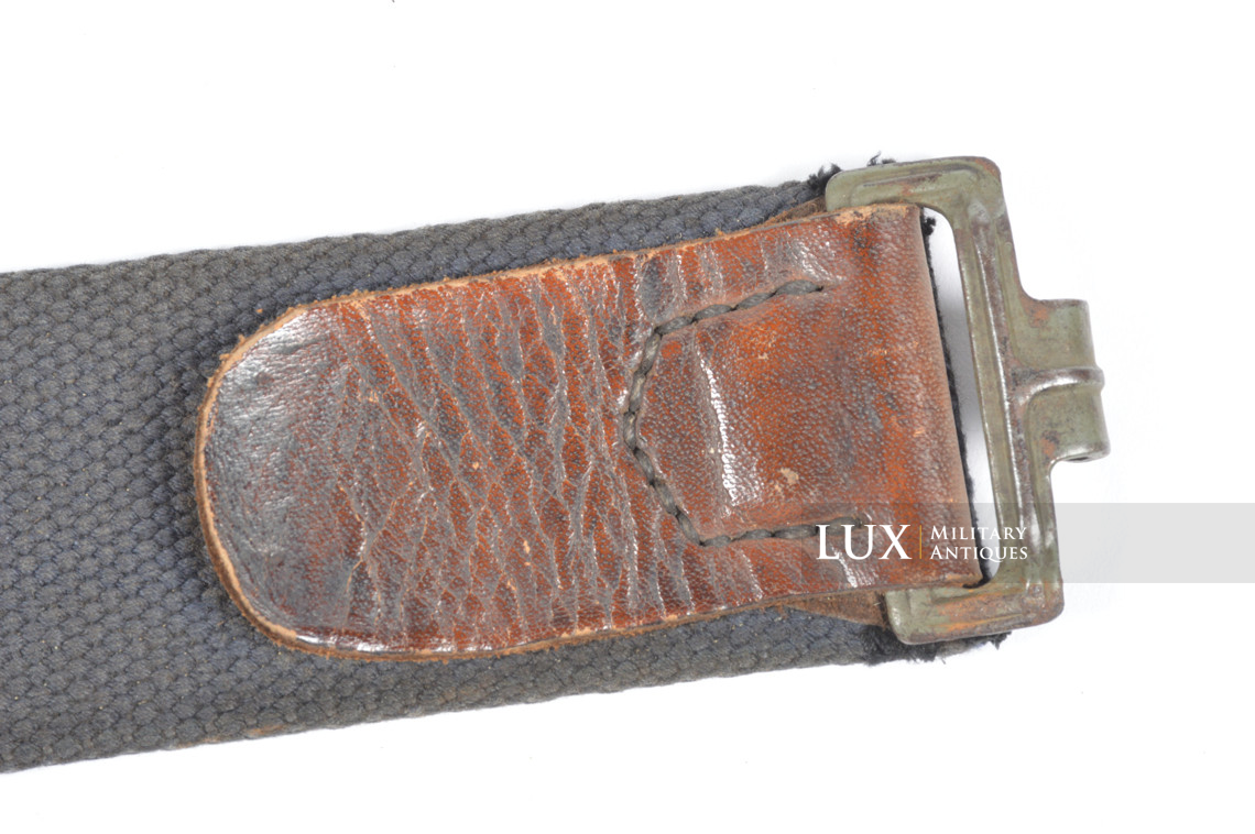 Rare Luftwaffe late-war blue web belt, « RBNr » - photo 10
