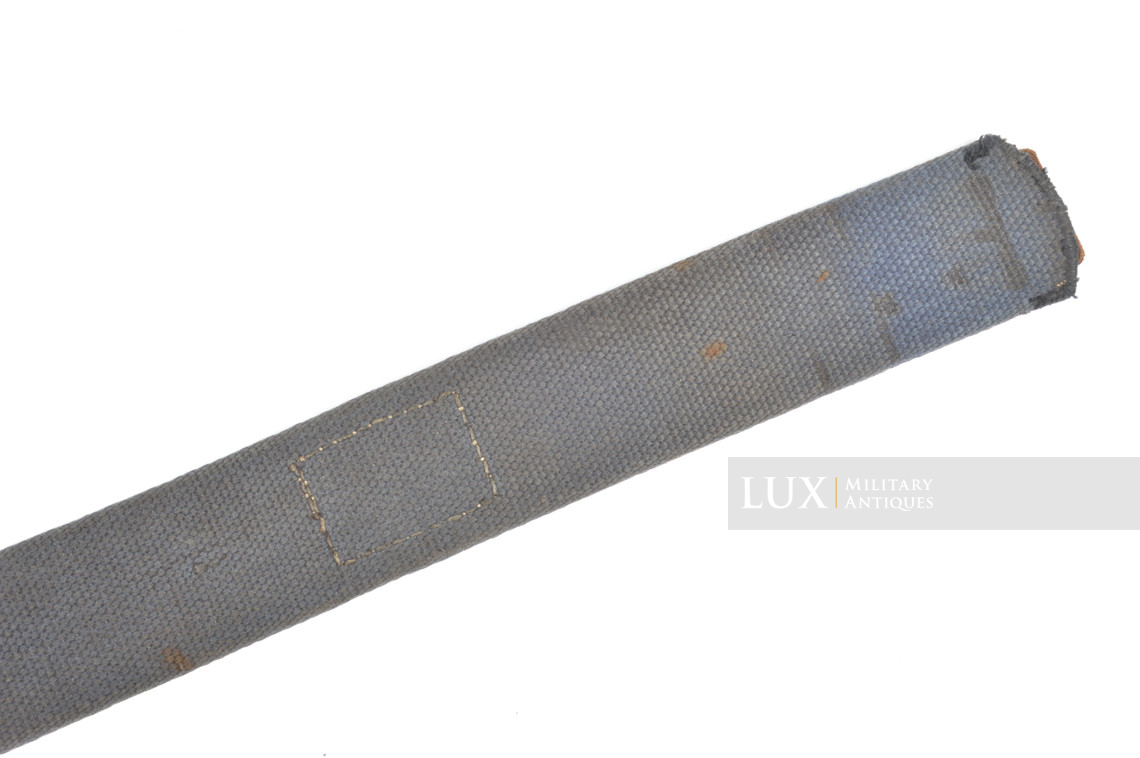 Rare Luftwaffe late-war blue web belt, « RBNr » - photo 11