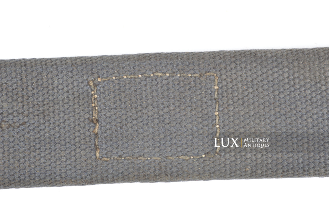 Rare Luftwaffe late-war blue web belt, « RBNr » - photo 12