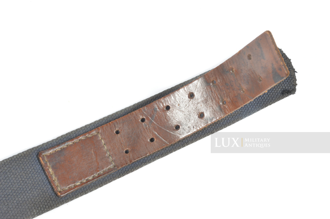 Rare Luftwaffe late-war blue web belt, « RBNr » - photo 13
